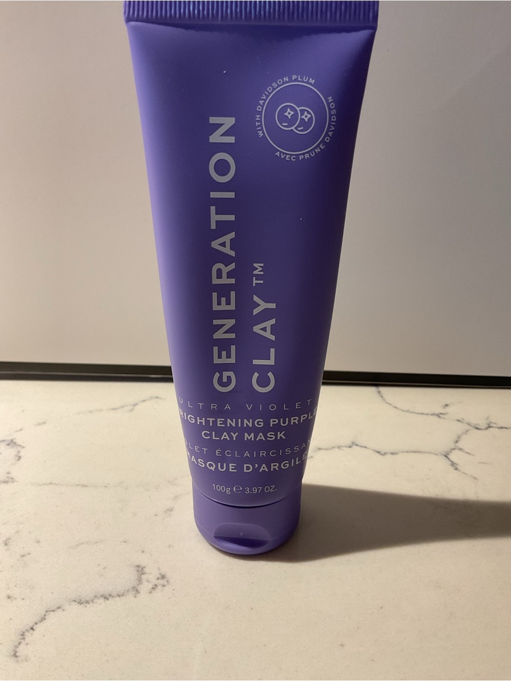 Generation Clay Purple Brightening Clay Mask - Violet Tube